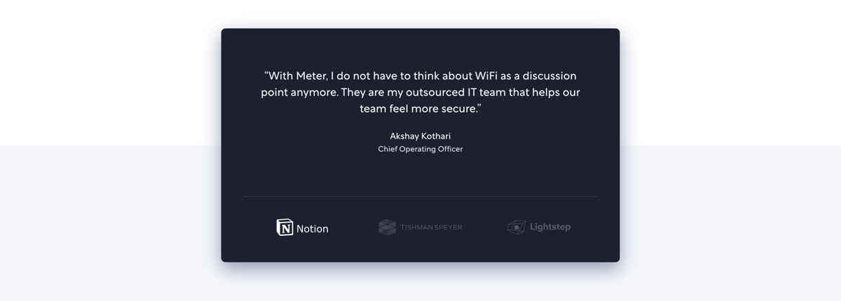 Meter
				social proof ui component
