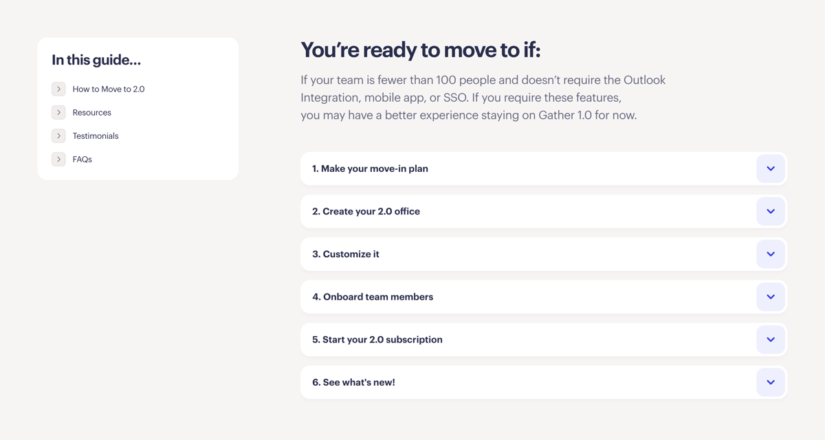 Gather
				accordion ui component