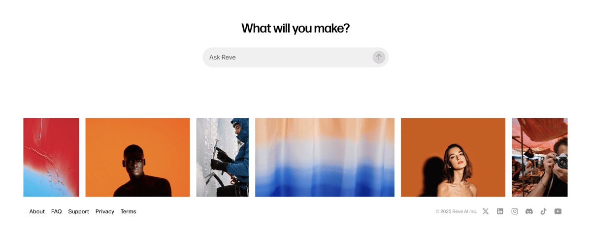 Reve
				footer ui component