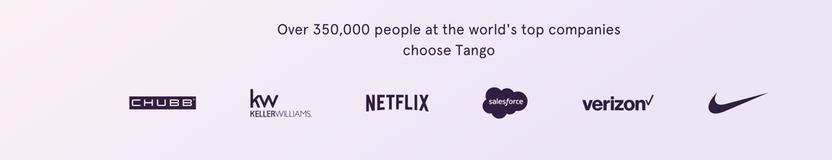 Tango
				social proof ui component