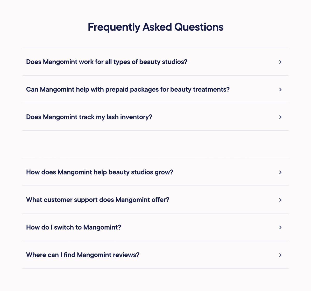 Mangomint
				faq ui component