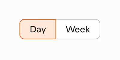 Harvest
				segmented control ui component
