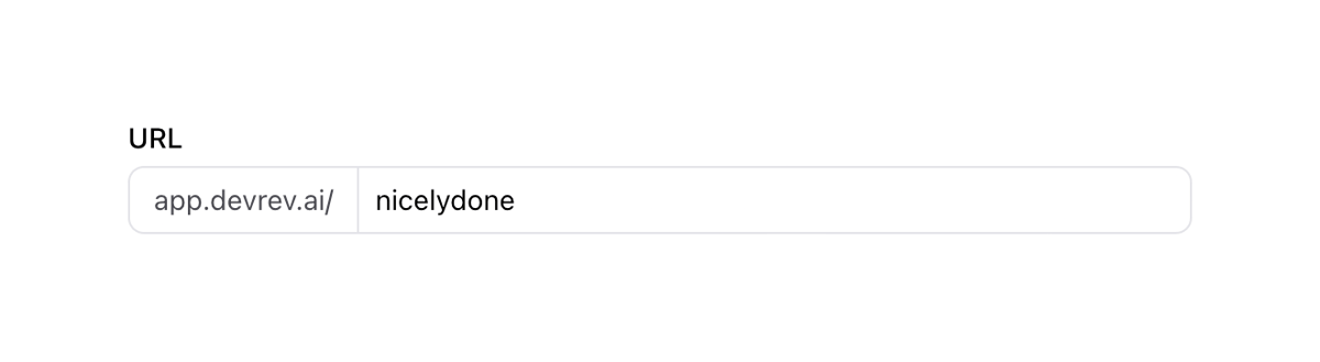 DevRev
				input text ui component