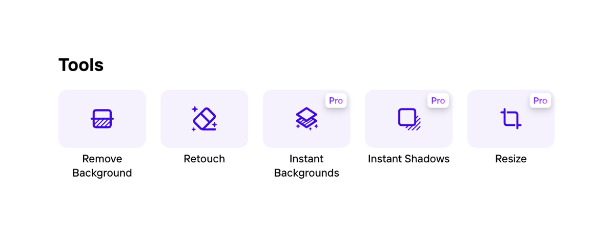 Photoroom
				horizontal list ui component