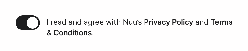 Nuu
				toggle/switch ui component