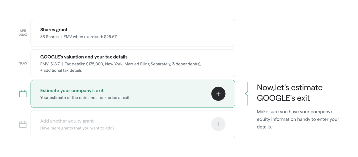 Secfi
				timeline & history ui component