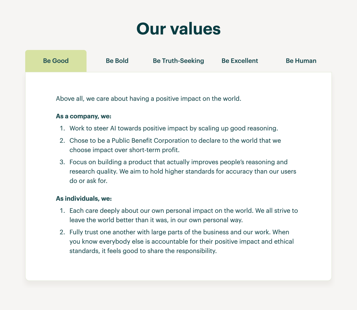 Elicit
				tabs ui component