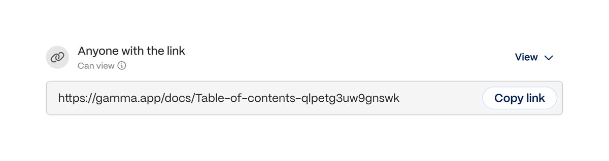Gamma
			sharing collaboration ui component