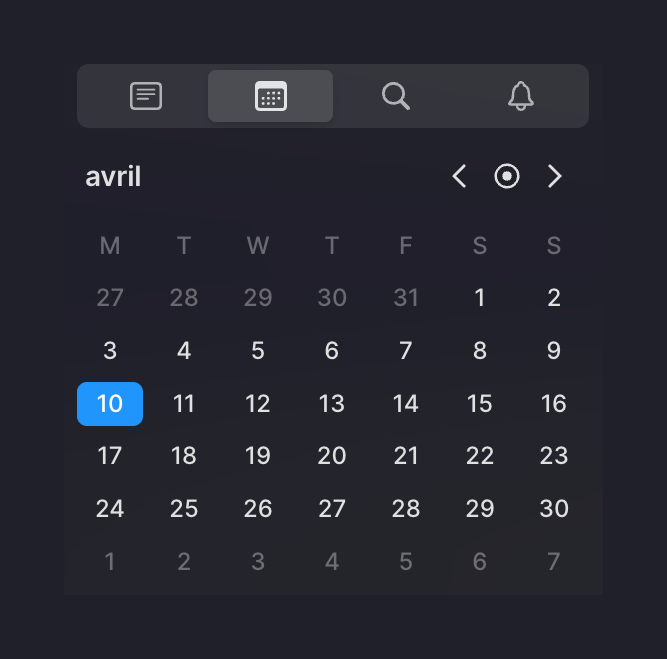 Craft
				datepicker ui component