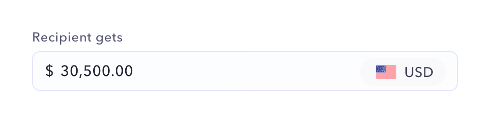 Mercury
				input amount ui component