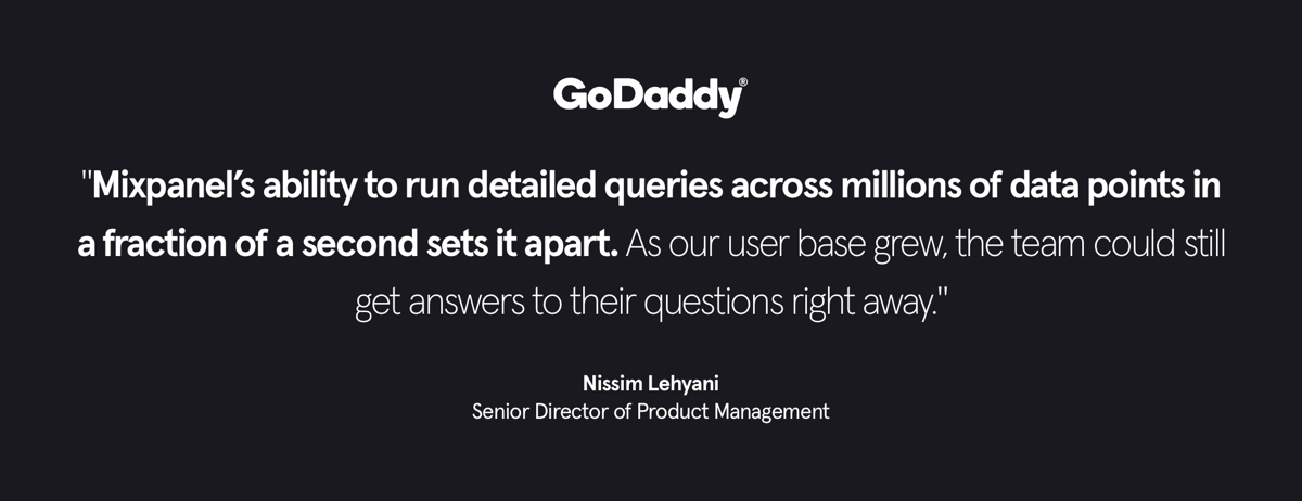 Mixpanel
				testimonial ui component