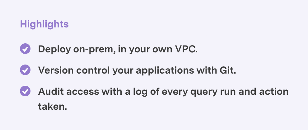Retool
				benefit list ui component
