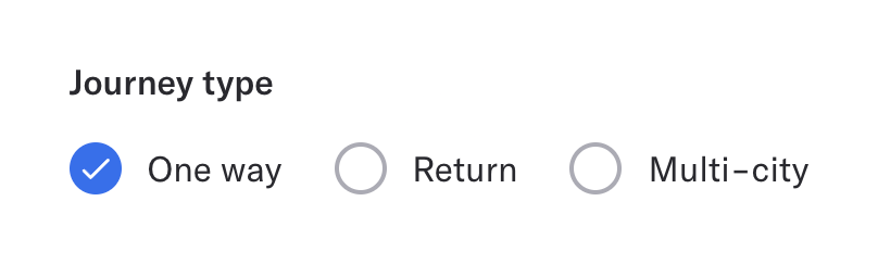 Duffel
				checkbox & radio ui component
