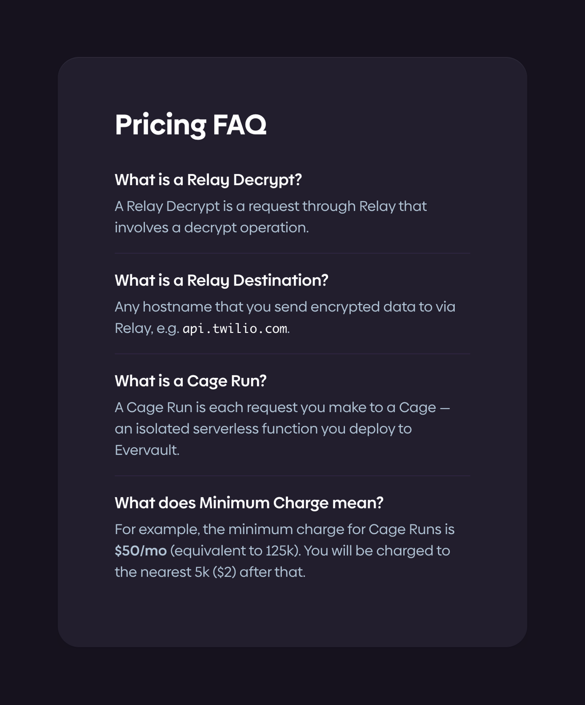 Evervault
				faq ui component