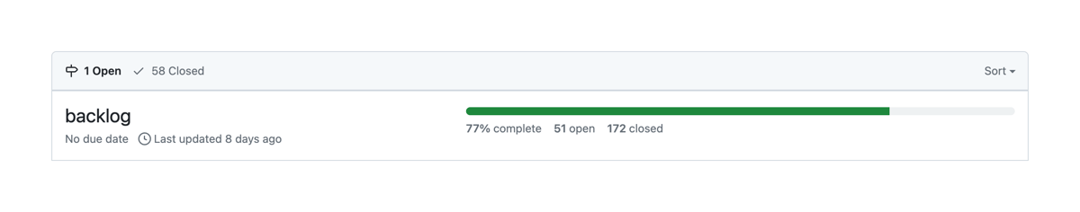 Github
				progress indicator ui component