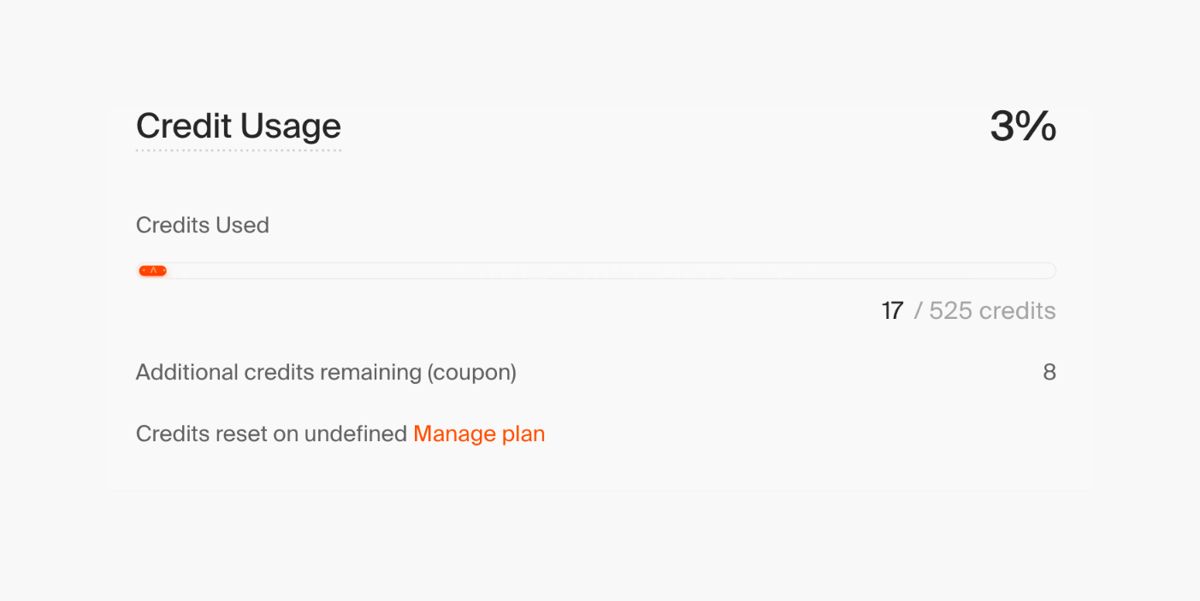 Firecrawl
				progress indicator ui component