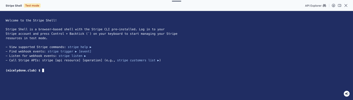 Stripe
				code block ui component