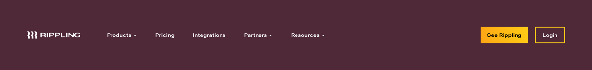 Rippling
				header ui component