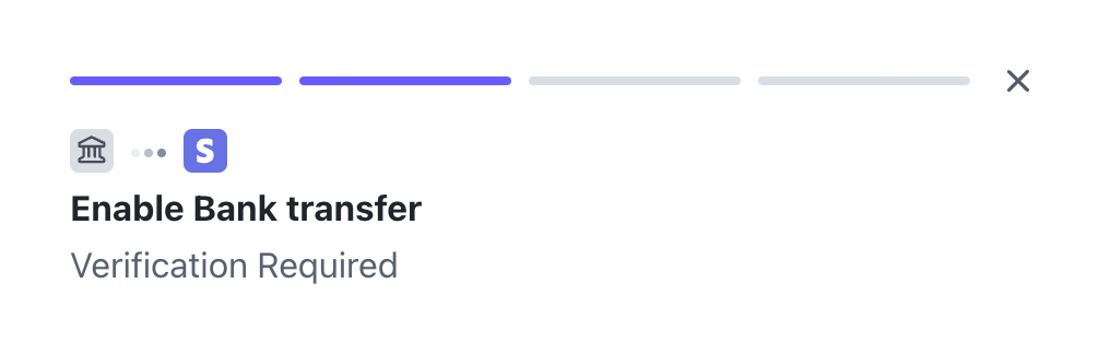 Stripe
				progress indicator ui component