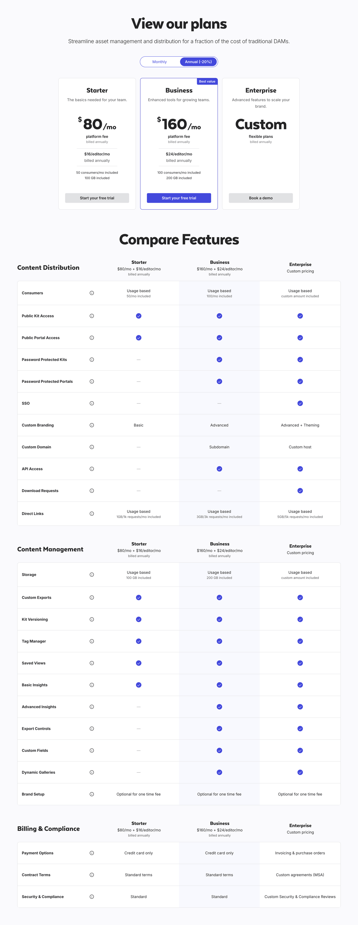 Lingo
				pricing section ui component