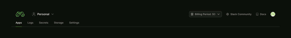 Modal
				horizontal navigation ui component
