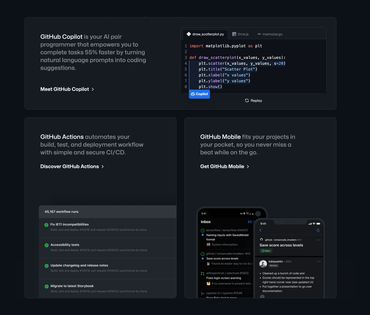 Github
				bento box ui component