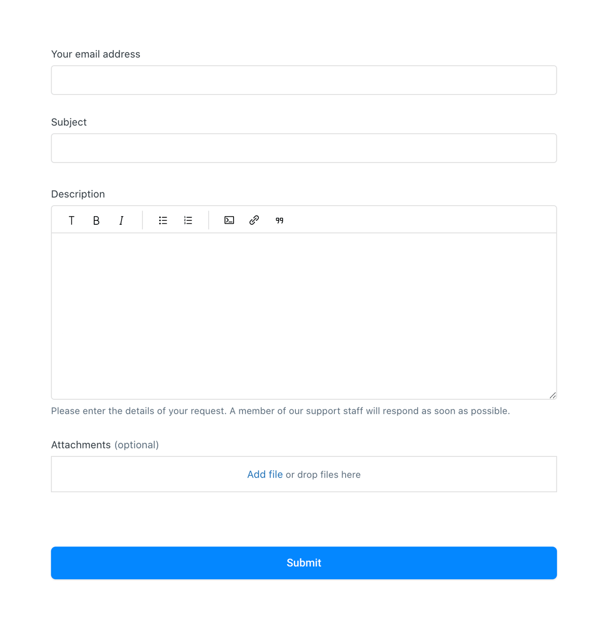 Craft
				form element ui component