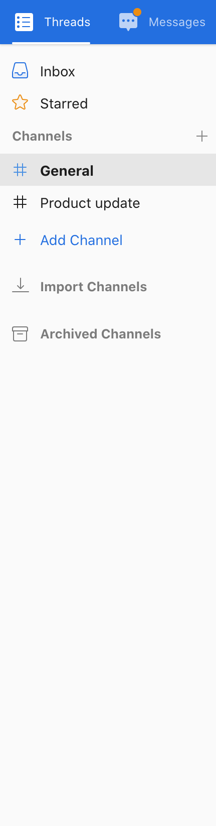 Twist
				vertical navigation ui component