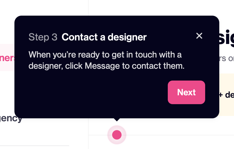 Dribbble
				tooltip ui component