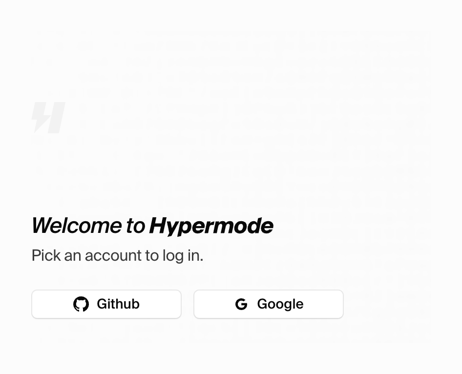 Hypermode
				social login button ui component