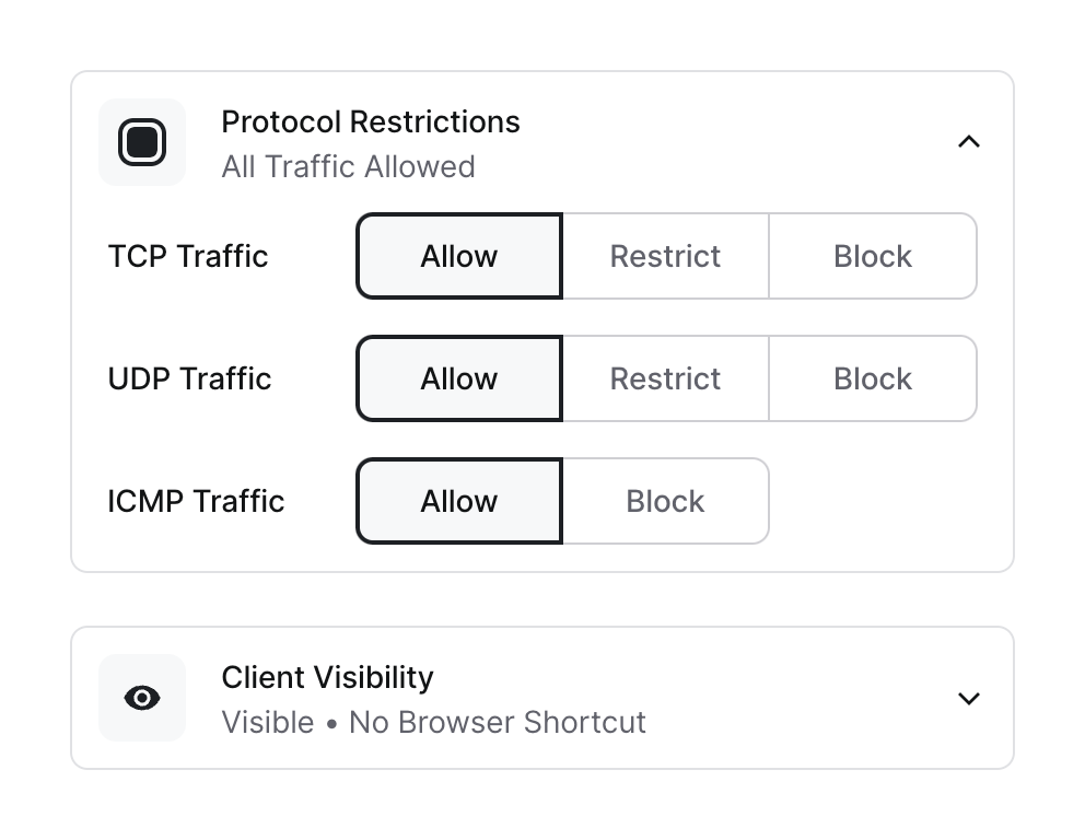 Twingate
				accordion ui component