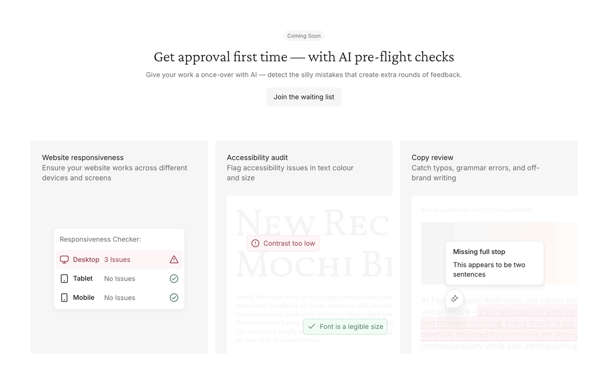 Workflow
			card layout alert ui component