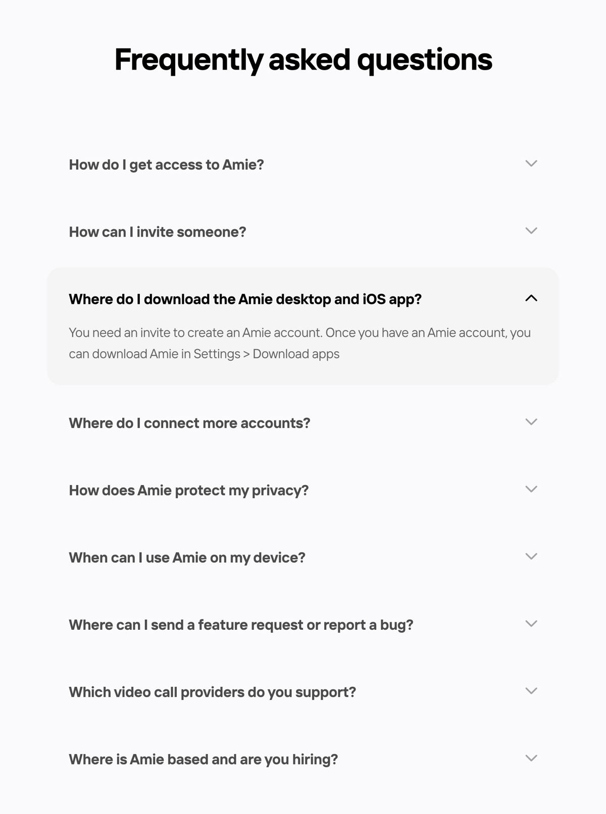 Amie
				faq ui component