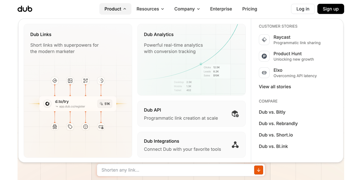 Dub
				flyout menu ui component