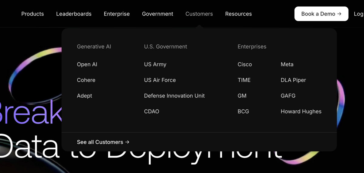 Scale
				flyout menu ui component