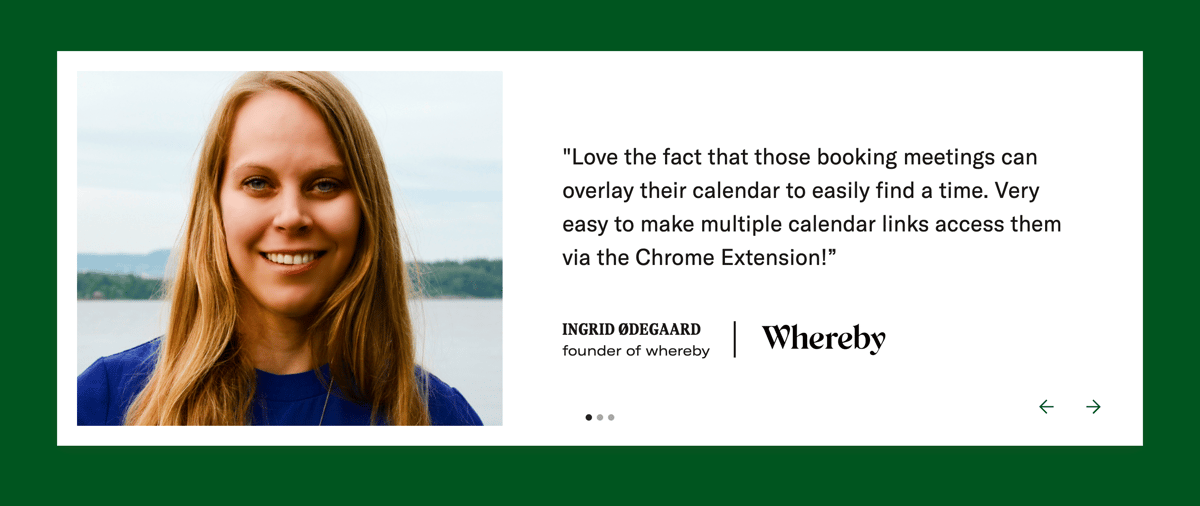 SavvyCal
				testimonial ui component
