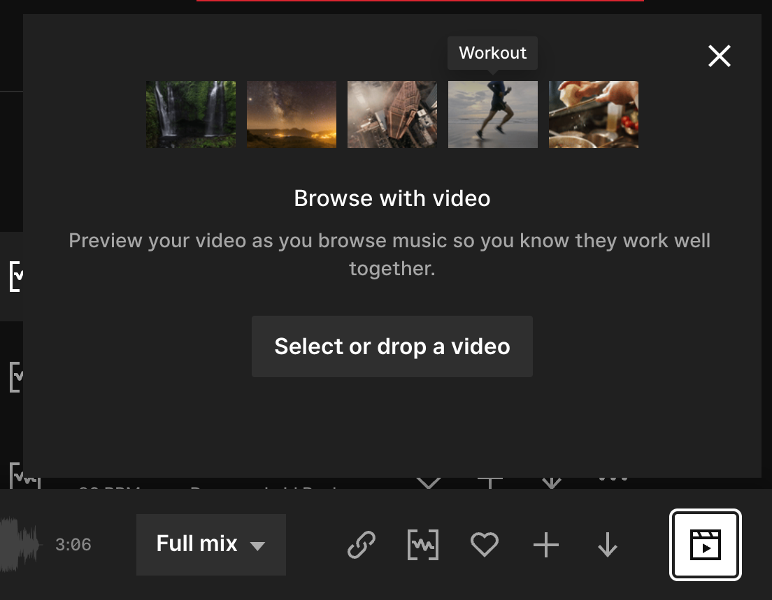Epidemic Sound
				file upload input ui component