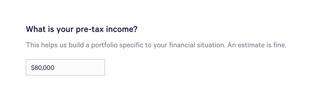 Wealthfront
				input amount ui component