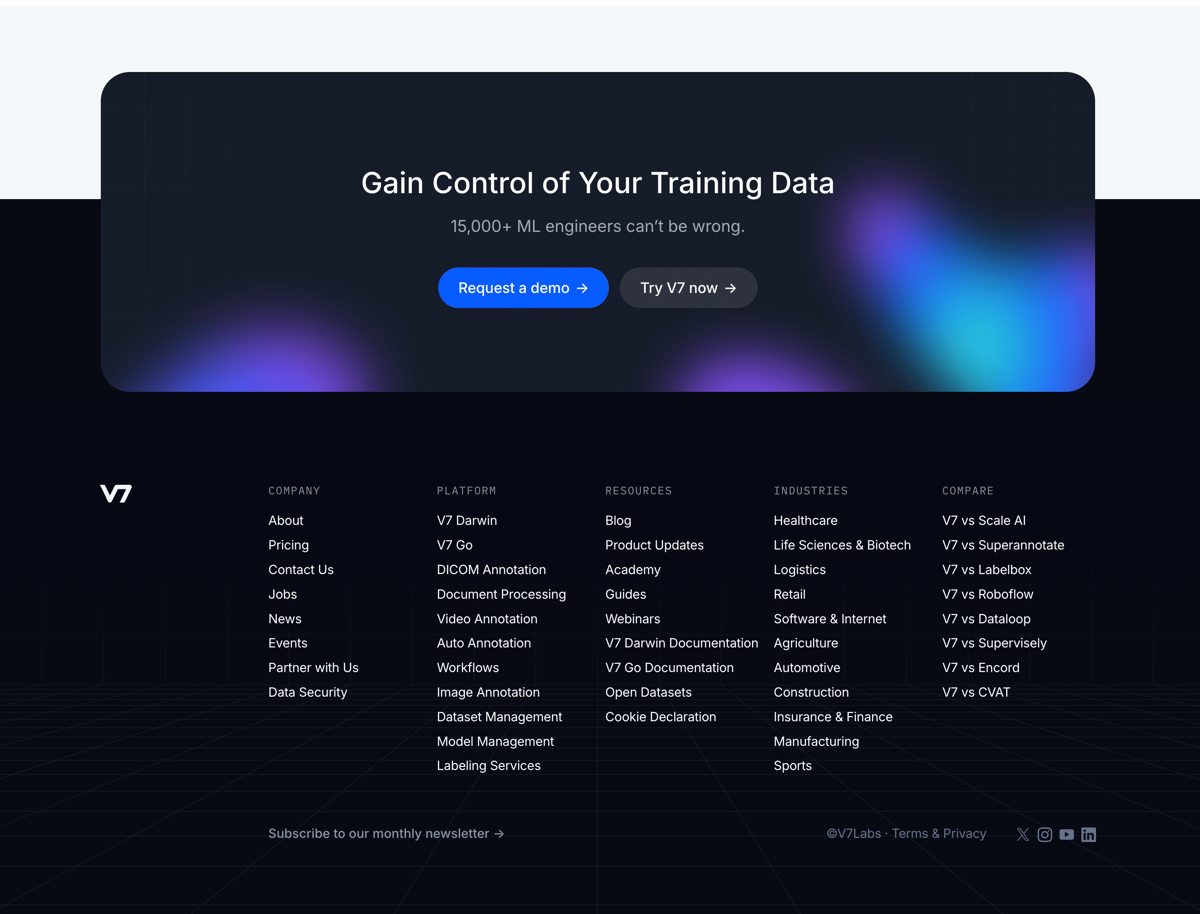 V7
				footer ui component