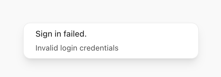 Firecrawl
				notification toast ui component