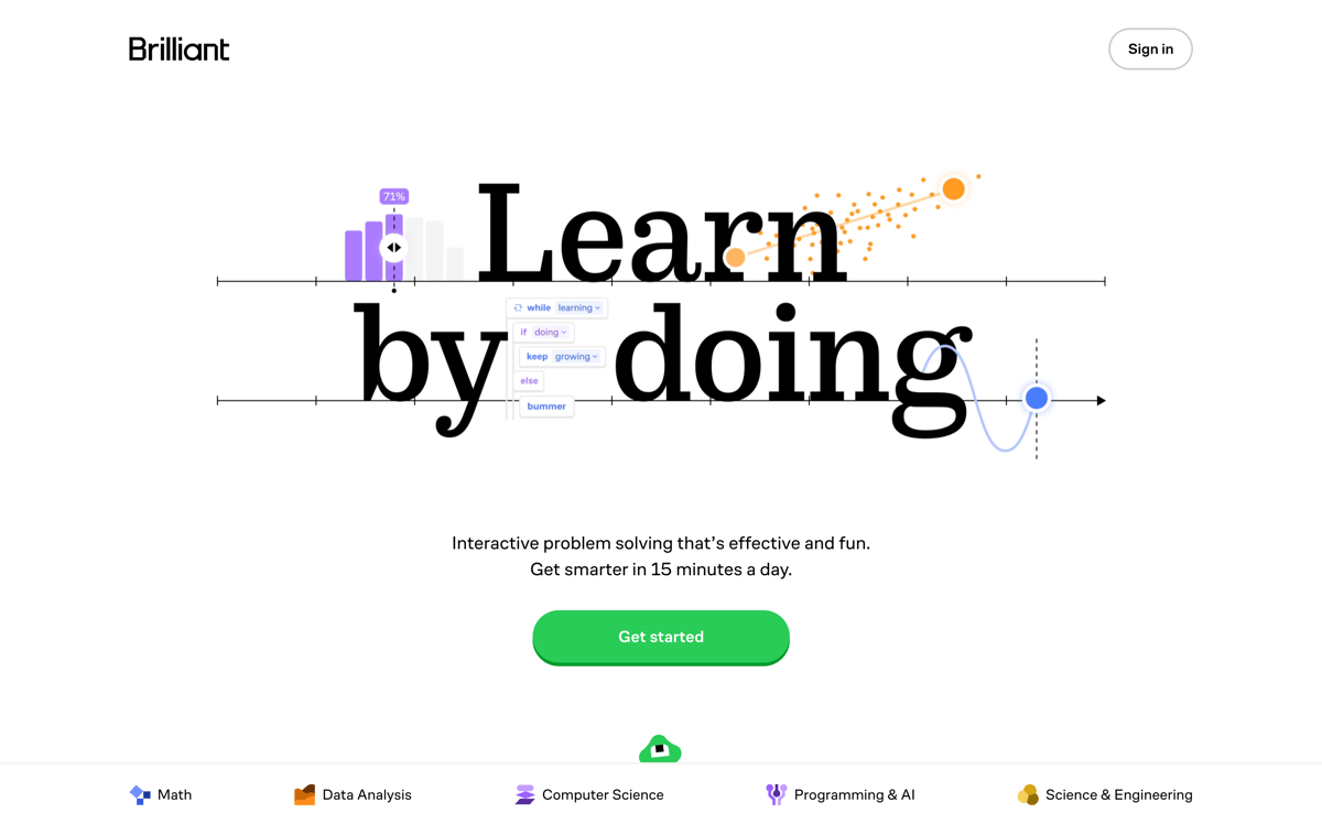 Brillant
				hero section ui component