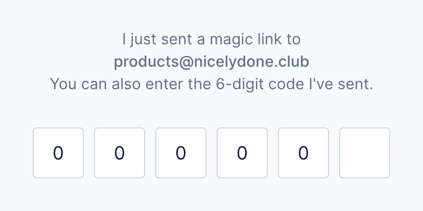 Fernand
				input code ui component