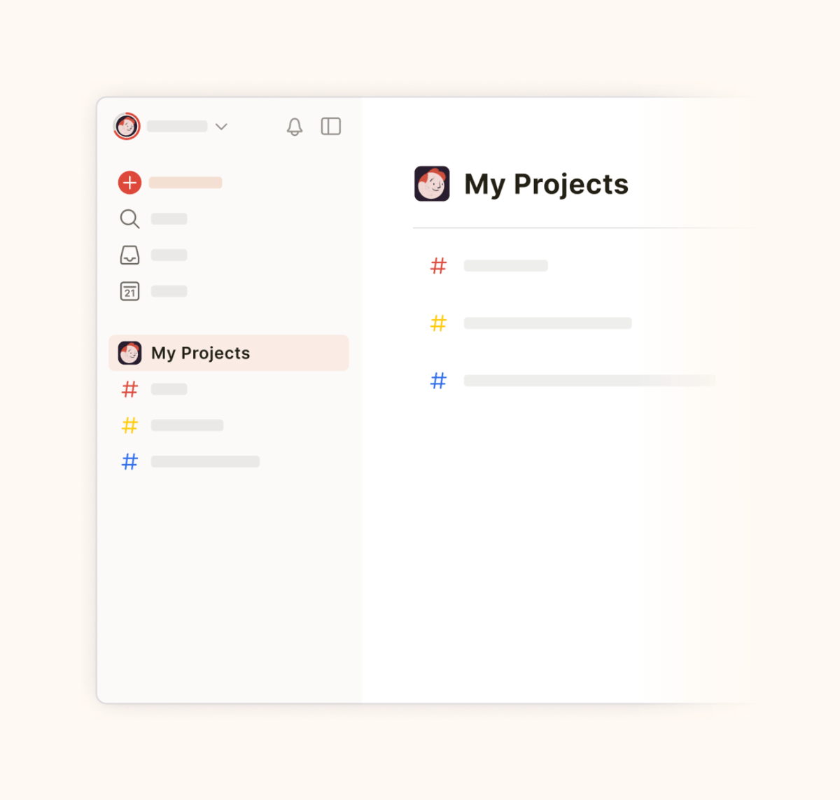 Todoist
				illustration ui component