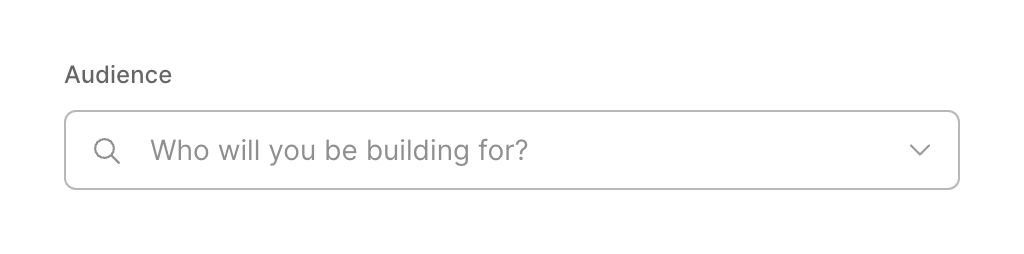 Vercel
				input select ui component