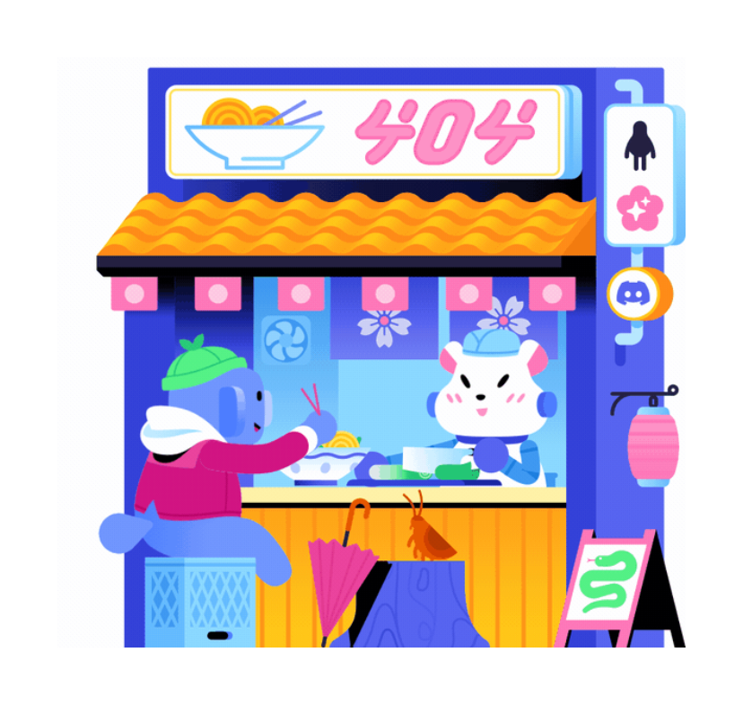 Discord
				illustration ui component