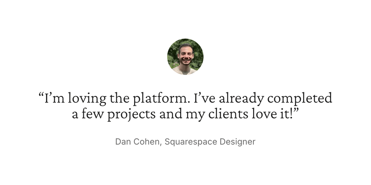 Workflow
				testimonial ui component