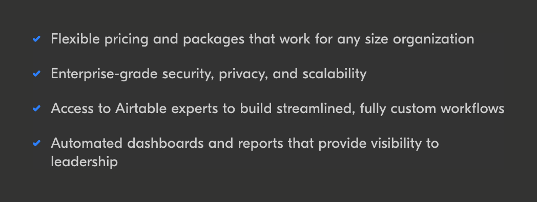 Airtable
				benefit list ui component