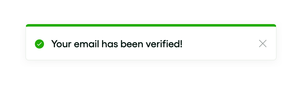 Bonsai
				notification toast ui component