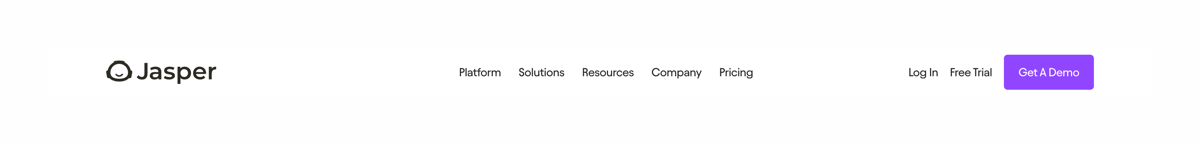 Jasper
				header ui component