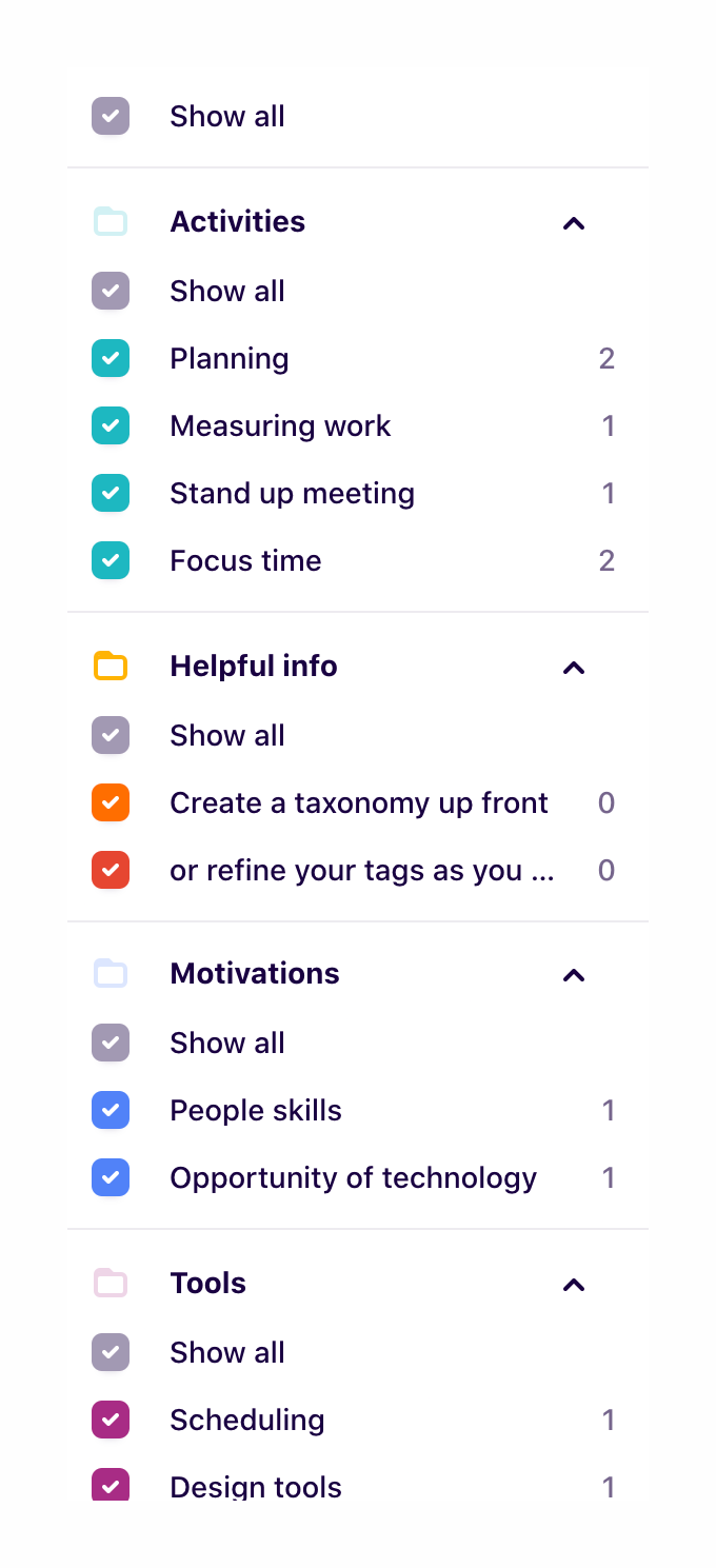 Dovetail
				sorting & filtering ui component